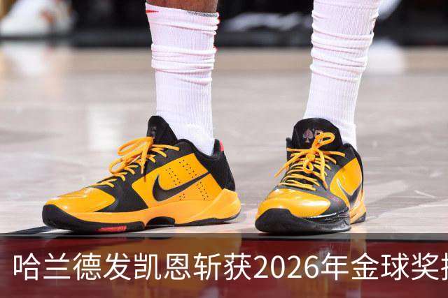 哈兰德发凯恩斩获2026年金球奖捧杯照片 并附以祝贺